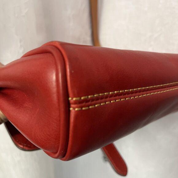 Dooney & Bourke Florentine Pocket Crossbody Handbag Red - Picture 9 of 14